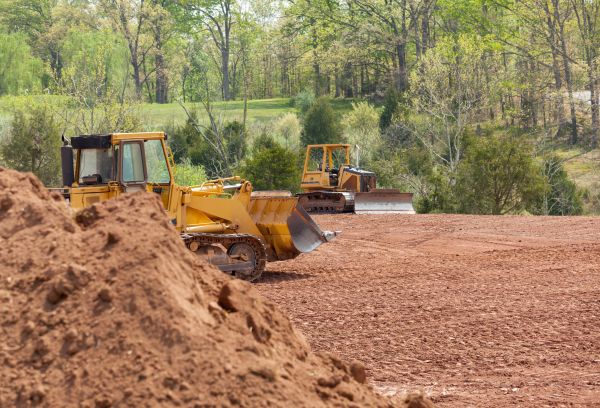 Bulldozer Land Clearing in Fairbanks